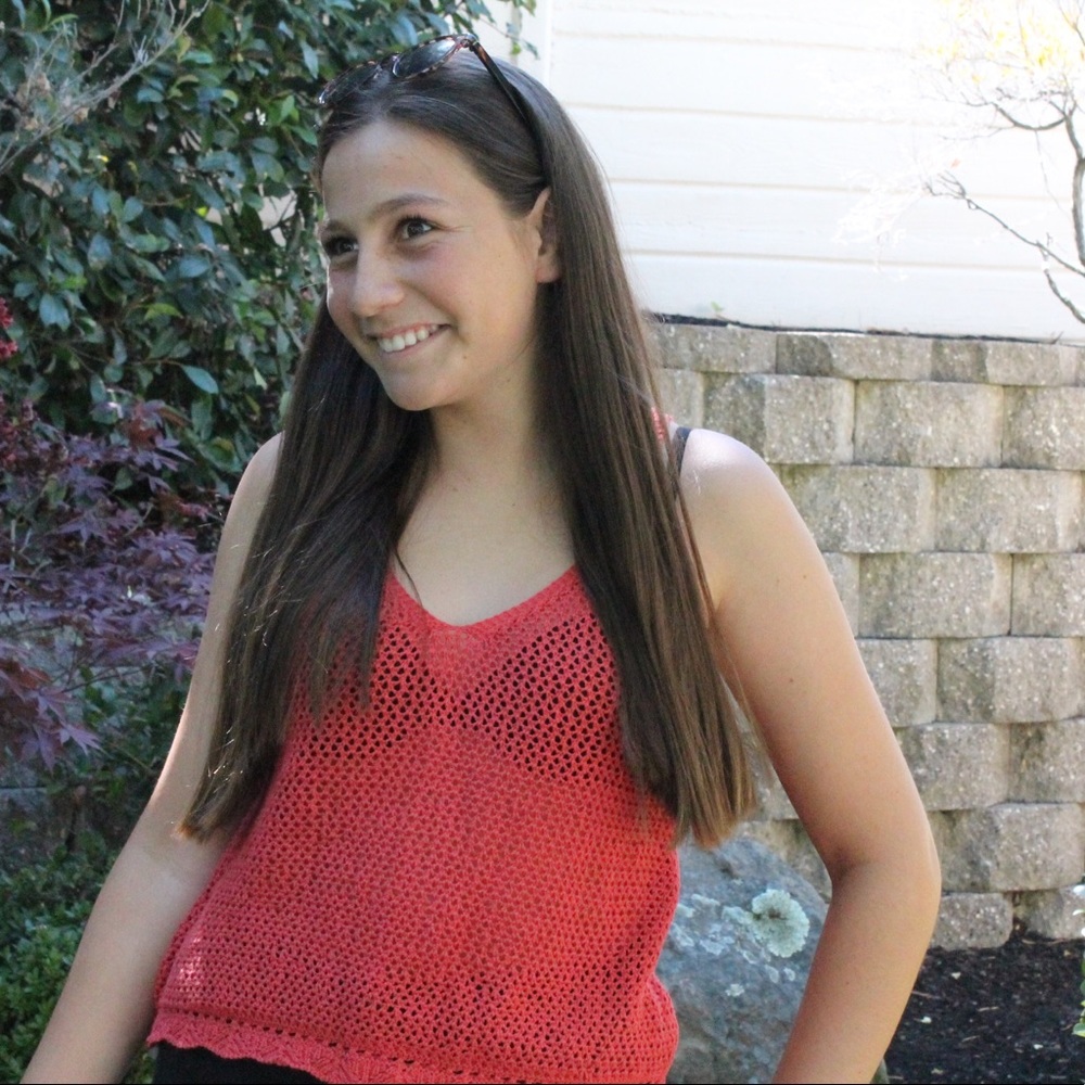 Summer crochet tank top